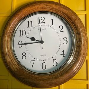 Brown Wall Clock